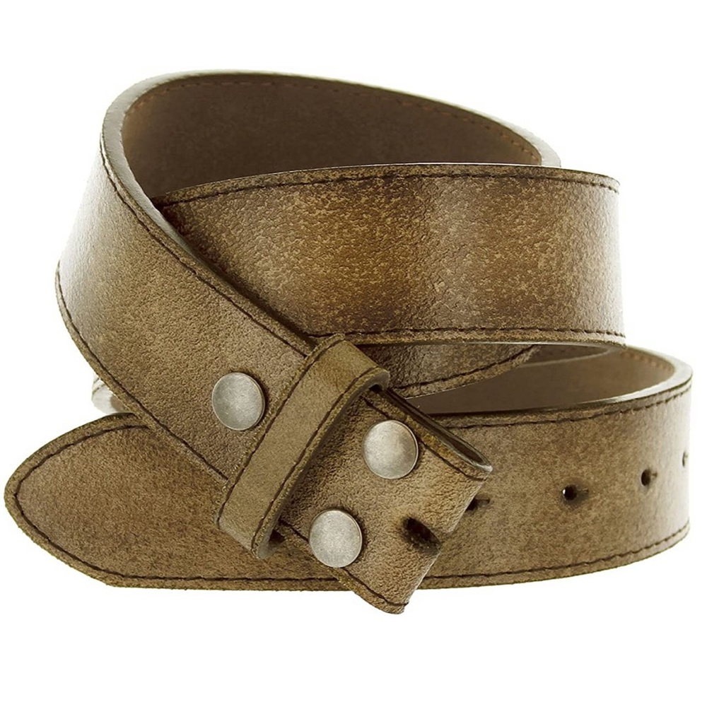 Vintage Brown Leather Belt